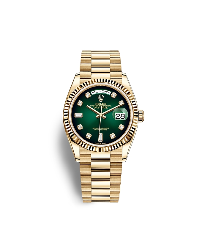 Rolex Day Date 36, Oyster, 36 mm, yellow gold