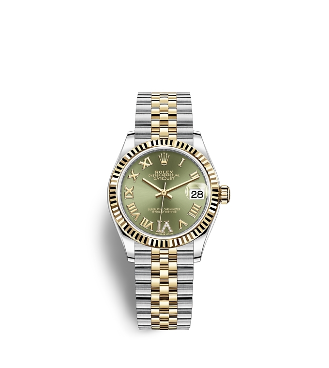 Rolex DateJust 31, Oyster, 31 mm, Oystersteel and yellow gold